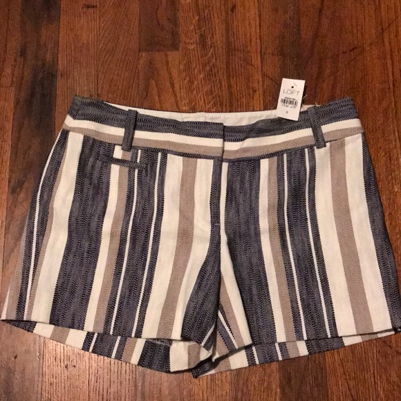 LOFT Pants - New striped Loft shorts